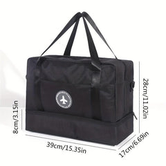 Travel Storage Bag Lightweight Duffle Bag Shoes Compartment