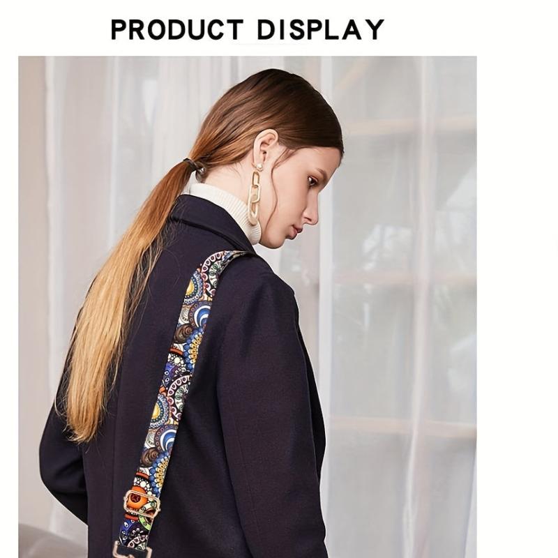 Adjustable Wide Shoulder Strap Handle Strap Replacement for Travel Bag