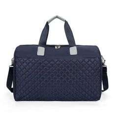 Large Capacity Lightweight Duffel Bag Quilted Detail Travel Shoulder Bag