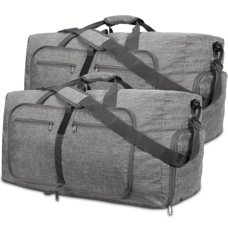 Large Capacity Carry On Duffle Bag Lightweight Luggage Bag With Shoe Compartment
