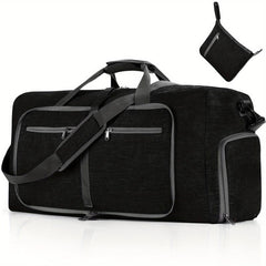 Large Capacity Carry On Duffle Bag Lightweight Luggage Bag With Shoe Compartment