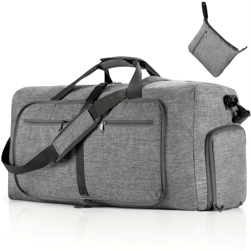 Large Capacity Carry On Duffle Bag Lightweight Luggage Bag With Shoe Compartment