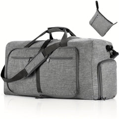 Large Capacity Carry On Duffle Bag Lightweight Luggage Bag With Shoe Compartment
