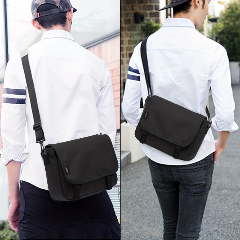 Solid Messenger Bag Flap Crossbody Handbag
