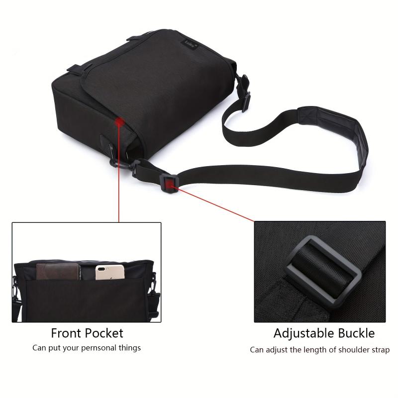 Solid Messenger Bag Flap Crossbody Handbag