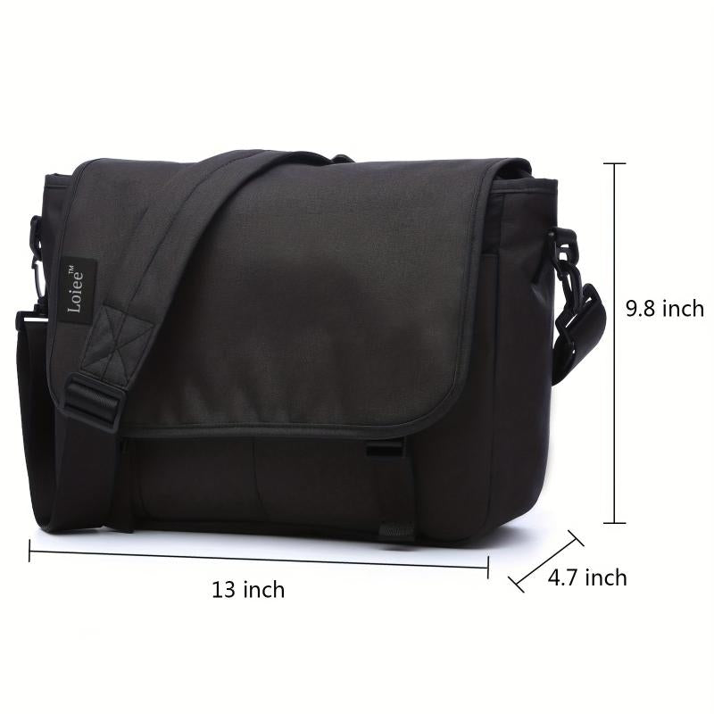 Solid Messenger Bag Flap Crossbody Handbag