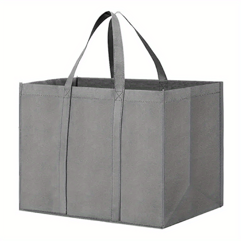 1pc Large Reusable Grocery Shopping Bags Foldable Tote Bags Bulk Can Hold 50 LBS