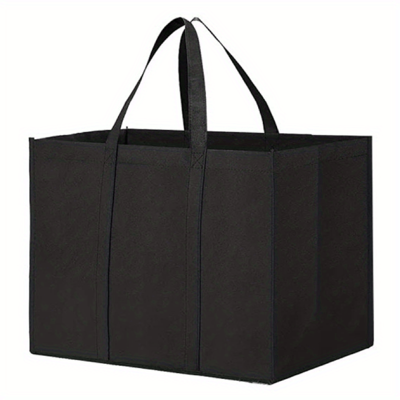 1pc Large Reusable Grocery Shopping Bags Foldable Tote Bags Bulk Can Hold 50 LBS