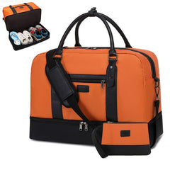 Large Duffle Bag Lightweight Luggage with Shoe Compartment