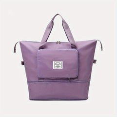 Foldable Tote Storage Bag Weekender Bag Gym Sports Bag