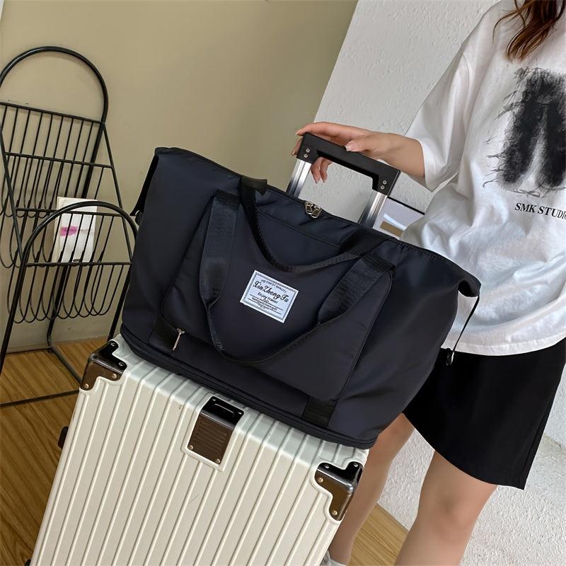 Foldable Tote Storage Bag Weekender Bag Gym Sports Bag