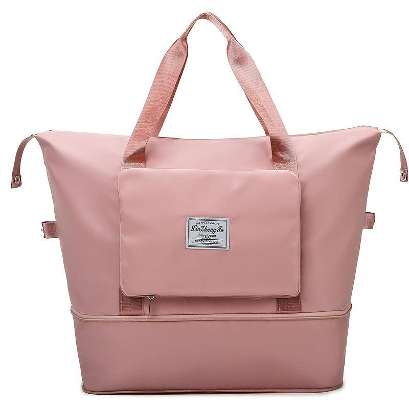 Foldable Tote Storage Bag Weekender Bag Gym Sports Bag