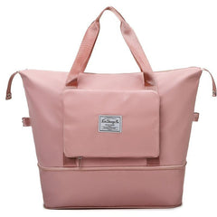 Foldable Tote Storage Bag Weekender Bag Gym Sports Bag