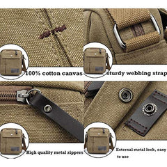 Vintage Canvas Square Bag Lightweight Storage Bag