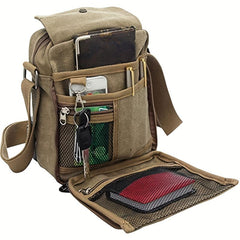 Vintage Canvas Square Bag Lightweight Storage Bag