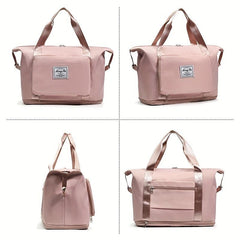 Foldable Travel Bag Large Capacity Expandable Storage for Yoga Swimming