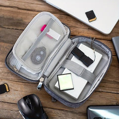 Cable Storage Bag Organizer Charger Case Zipper Electronics Accessories