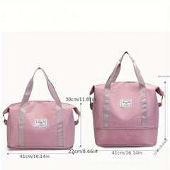 Bottom Expansion Travel Luggage Bag Large Capacity Sports Duffle Bag