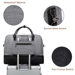 Portable Duffle Bag Large Capacity Multifunctional Polyester Weekender Bag