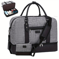 Portable Duffle Bag Large Capacity Multifunctional Polyester Weekender Bag