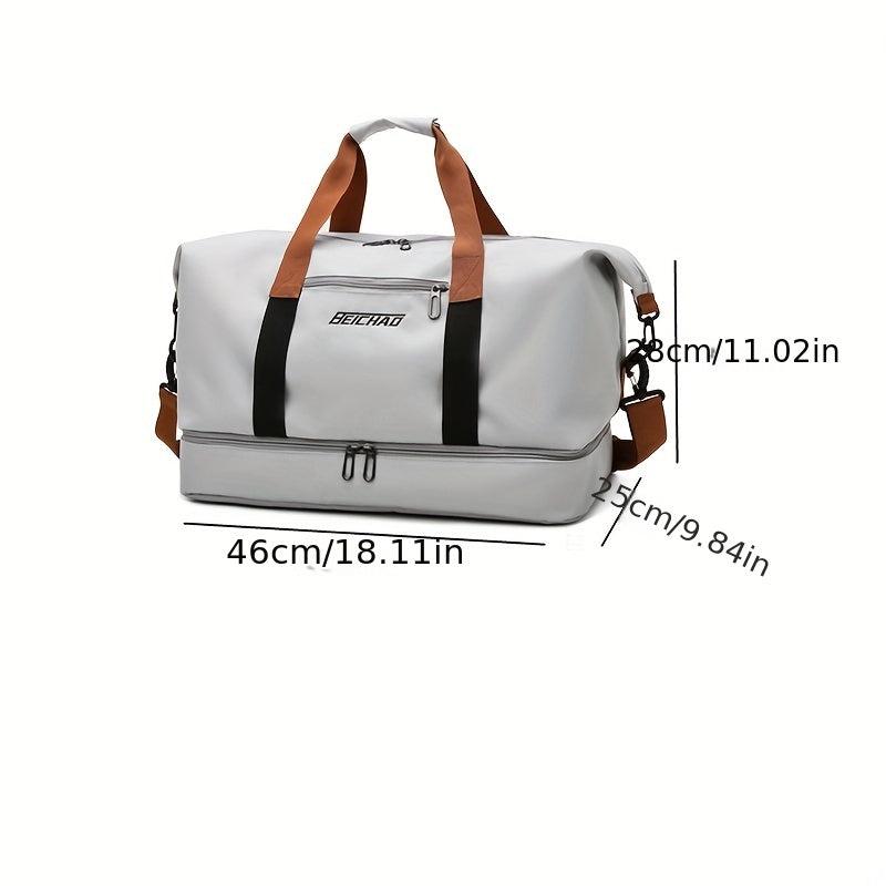 Large Capacity Carry On Tote Storage Pouch Nylon Lightweight Luggage Bag