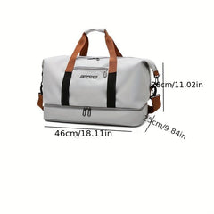 Large Capacity Carry On Tote Storage Pouch Nylon Lightweight Luggage Bag