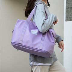 Large Capacity Folding Travel Bag Duffle Bag Toiletry Bag Tote Bag