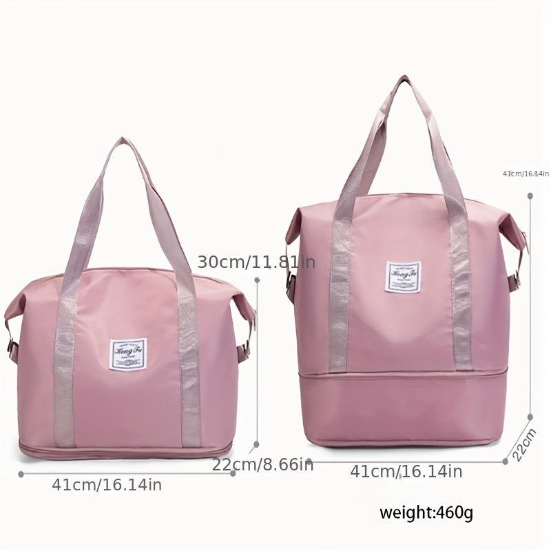 Large Capacity Folding Travel Bag Duffle Bag Toiletry Bag Tote Bag
