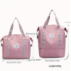 Large Capacity Folding Travel Bag Duffle Bag Toiletry Bag Tote Bag