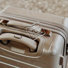 Personalized Luggage Tag Engraved Travel Gift Bag Tag