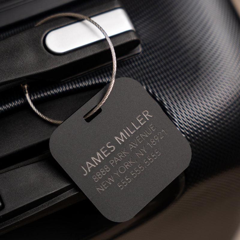 Personalized Luggage Tag Engraved Travel Gift Bag Tag