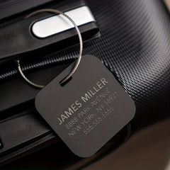 Personalized Luggage Tag Engraved Travel Gift Bag Tag