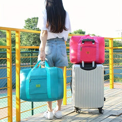 Travel Foldable Storage Handbag Lightweight Duffle Bag Portable Luggage Bag