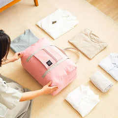 Large Capacity Duffel Bag Zipper Luggage Bag Lightweight