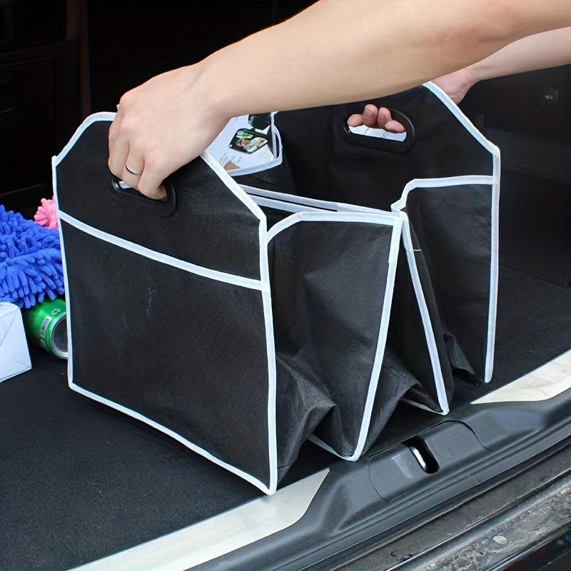Thickened Folding Car Organizer Large Capacity Non Slip Storage Box