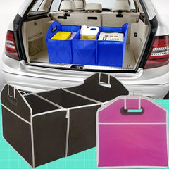 Thickened Folding Car Organizer Large Capacity Non Slip Storage Box