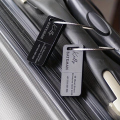 Personalized Luggage Tags Rectangle Shape Lightweight Backpack Tags