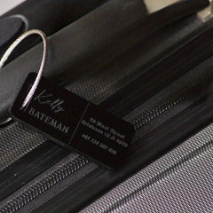 Personalized Luggage Tags Rectangle Shape Lightweight Backpack Tags