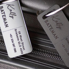 Personalized Luggage Tags Rectangle Shape Lightweight Backpack Tags