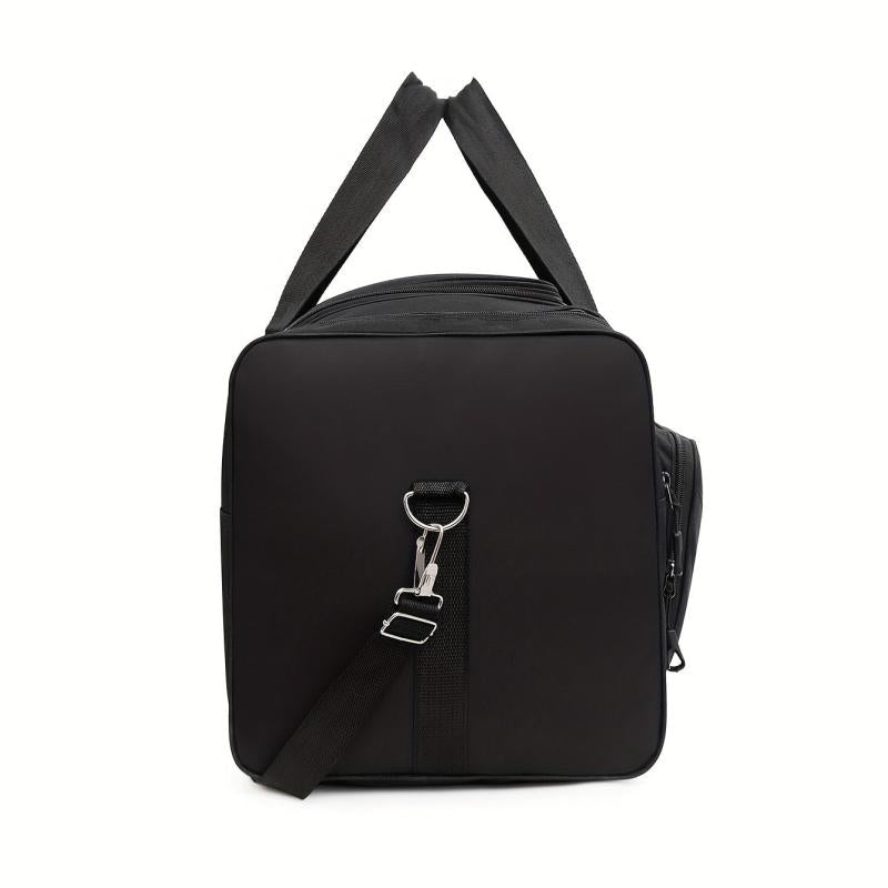 Large Capacity Duffle Bag Nylon Lightweight Luggage Bag With Shoe Compartment