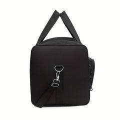 Large Capacity Duffle Bag Nylon Lightweight Luggage Bag With Shoe Compartment
