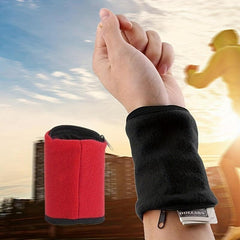Mini Wrist Wallet Pouch Band Fitness Sports Zipper Wristband