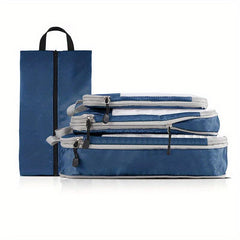 4pcs Lightweight Handheld Packing Cubes Clothing Shoes Storage Bag