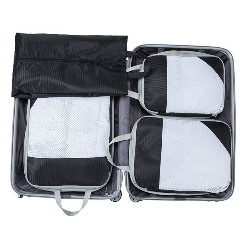 4pcs Lightweight Handheld Packing Cubes Clothing Shoes Storage Bag
