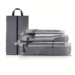 4pcs Lightweight Handheld Packing Cubes Clothing Shoes Storage Bag