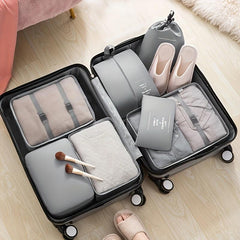 7Pcs Luggage Packing Organizers, Travel Clothes Underwear Storage Bag