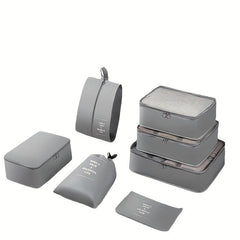 7Pcs Luggage Packing Organizers, Travel Clothes Underwear Storage Bag