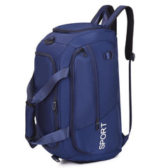 Large Capacity Travel Backpack Gym Bag Wet Dry Separation Duffle Bag