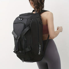 Large Capacity Travel Backpack Gym Bag Wet Dry Separation Duffle Bag