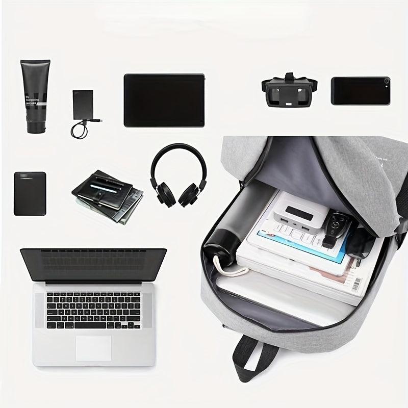 3 Pcs Letter Graphic Backpack & Shoulder Bag Set for Travel Work